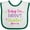 White and Green, variant on Inktastic Child Funny Today Im Pappys Problem Girls Baby Bib