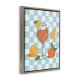 thumbnail image 3 of Stupell Industries Southwestern Checkered Fruity Cocktail Brown Floating Frame Canvas Art, 25 x 31, by Anna Quach, 3 of 8