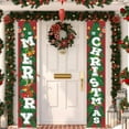 thumbnail image 4 of Nkmbld Christmas Door Decorations Christmas Couplet Door Curtain Custom Party Decoration Door Cover Christmas Flag Background Cloth, 4 of 8