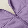thumbnail image 6 of larppty Womens Winter Coats Warm Soft Sherpa Fleece Lined Jackets Hooded Parka Coat Outerwear 2025 (Light Purple, S), 6 of 8