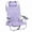 Purple, variant on Alvantor 5-Position Low Beach Chair for Adults with Headrest, Cup Holder, Cooler Bag, Shoulder Strap