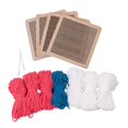 thumbnail image 4 of Juego de ganchos de pestillo para posavasos, juego de posavasos multifunción para bordado de ganchillo Rosa roja, 4 of 9