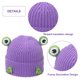 thumbnail image 3 of Gorro de lana con protección para las orejas con forma de rana de dibujos animados, divertido gorro de lana holgado y cálido para esquiar en invierno, 3 of 5