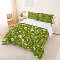 thumbnail image 2 of Erosebridal Vintage Flower Full Size Comforter Sets for Women, Green Bedding Sets, Reversible, 3pcs, 2 of 6