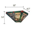 thumbnail image 5 of RADIANCE Goods Tiffany-Style 1 Light Mission Indoor Wall Sconce 12" Wide, 5 of 5