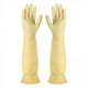 thumbnail image 1 of 3x Guantes de Limpieza para Lavar Platos Alargados de 45 Cm para El Hogar, Impermeables, Suaves, Antideslizantes, Fáciles de Usar, Prácticos Guantes D 3 piezas, 1 of 8