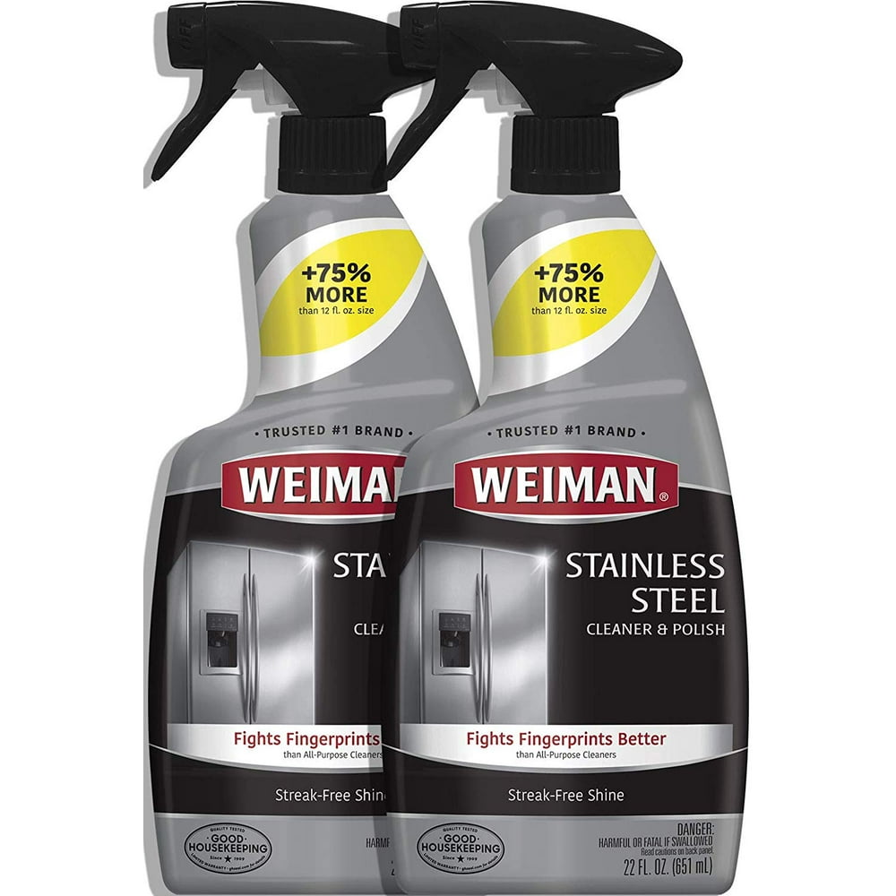Weiman Stainless Steel Cleaner and Polish - 22 Ounce (2 Pack) - Walmart Weiman Stainless Steel Cleaner And Polish Reviews