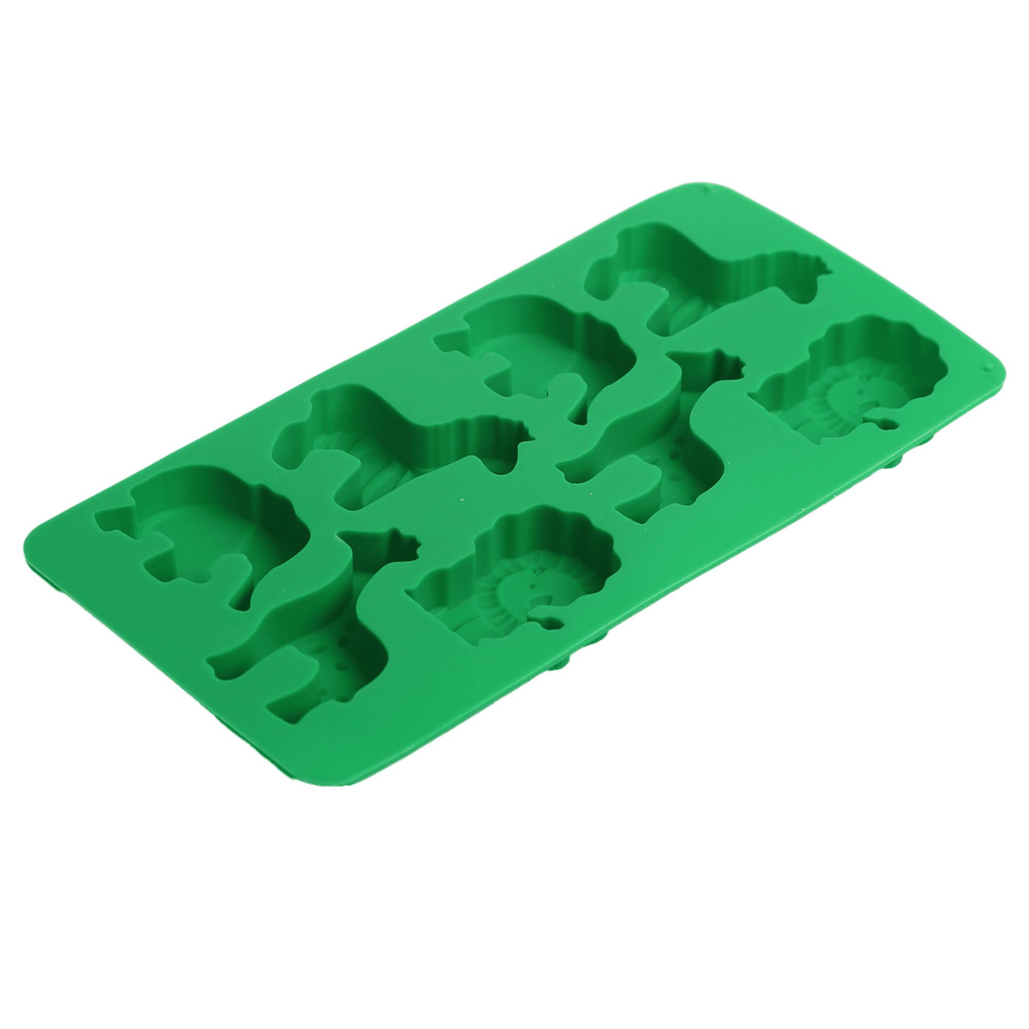 Way to Celebrate Jungle Animals Silicone Candy Mold, Green, Baking, Non-Stick