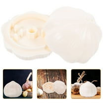 LEORX Hand Press Garlic Chopper Ps White 1Pcs