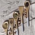 thumbnail image 6 of The Art Box 12 inches Natural Wooden Kitchen Spoon Set for Cooking, Wooden Cookware Utensils Tools, Non Stick - 5 Piece Set Fork, Corner Spoon, Slotted Turner, Spoon, Spatula, 6 of 6