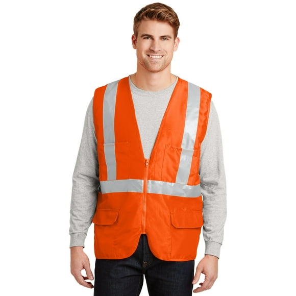 CornerStone® - Chaleco de seguridad con espalda de malla ANSI 107 Clase 2. CSV405 Piedra angular CSV405