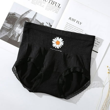 

QIPOPIQ Womens Pants Clearance Girly Little Daisy Butt-up Seamless Briefs Underwear Panties Plus Size Sale!