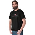 thumbnail image 4 of West Virginia Pride American Flag WV Men's Graphic T Shirt Tees Brisco Brands S, 4 of 4