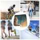 thumbnail image 4 of Fotbe Starry Sky Cloud Cute Rabbit Calzoncillos Tipo Boxer con Bolsa de Soporte Total para Hombre, X-Temp Fresco, Transpirable y de Secado Rápido-Medium, 4 of 5