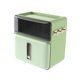 thumbnail image 2 of Soporte para caja de pañuelos de pared, accesorios de baño, soporte para rollo de papel impermeable para Verde, 2 of 9