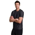 thumbnail image 4 of RBX Active Men's Tonal Stripe Closed Mesh Quick Drying Workout T-Shirt, 4 of 4