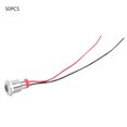 thumbnail image 1 of 50 piezas IP65 impermeable BEM-12C luz indicadora LED de advertencia de metal de alta calidad 12 mm (verde 24 V), 1 of 8