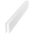 thumbnail image 1 of Rejilla de ventilación para puerta, HVAC OV, 45 cm x 9,2 cm, color blanco, paquete de 2, 1 of 7