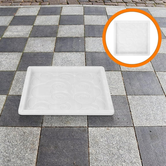 SOPOTUTU Garden Concrete Mold Stepping Stone Maker Pathway Step Stone Mold For Lawn