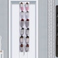 thumbnail image 1 of Fiudx Organizador de Zapatos Colgante, Diseño de Malla con 12 Bolsillos, Solución de Almacenamiento de Tela Transpirable, Ganchos para Colgar Sobre La Puerta, Organizador Multiusos para El Hogar, Ide, 1 of 4