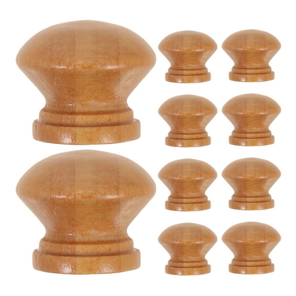 FRCOLOR  10 Pcs Paper Towel Holders for Kitchen Counter Wooden Handle