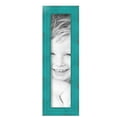 thumbnail image 2 of ArtToFrames 4" x 17" Turquoise Picture Frame, 4x17 inch Blue Wood Poster Frame (WOM-4588), 5 Pack, 2 of 7