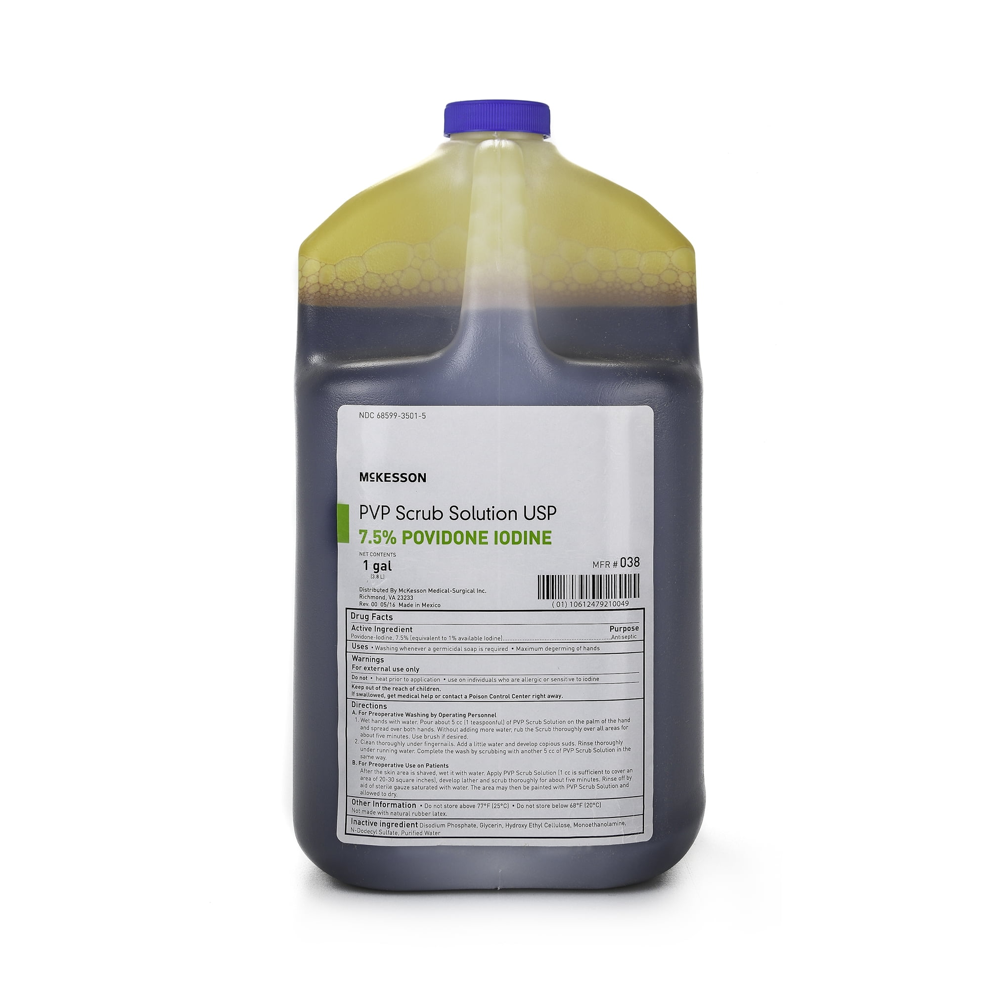 McKesson Surgical Scrub Solution 1 gal. NonSterile Jug 1 Each 038