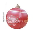 thumbnail image 3 of Outdoor Christmas Decorations Yard Inflatable Christmas Balls - Xmas/Winter/New Year/Holiday Tree Ornaments Lawn Porch Indoor Decor Party Supplies 24Inch Christmas Decor, 3 of 5