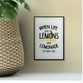 thumbnail image 2 of Designs ByLITA If Life Gives You Lemons. Make Lemonade (or lemon cake) 5 x 7 UNFRAMED Print Novelty Wall Art, 2 of 3