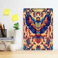 thumbnail image 2 of FORMRS Acrylic Clipboard with Low Profile Clip Standard A4 Letter Size, 12.5" x 9", Colorful Abstract Eagle, 2 of 8