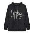 thumbnail image 4 of Womens Zip Up Hoodies Lightweight Women's Hoodies and Sweatshirts Loose Fit Cotton Soft Womens Hoodie Sales or Clearance, 4 of 5