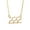 Gold 222, variant on Women's Stainless Steel Angel Numbers Necklace 222 Zircon Pendant Choker Numerology Jewelry Gold Plated