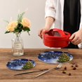thumbnail image 7 of SKYSONIC 2 pcs Shiny Christmas Tree Pot Holders Trivets, Heat Resistant Trivets,Winter Snow Wonderland Cotton Thread Weave Mats for Hot Pads Pans Pot Bowl Teapot, 7 of 7