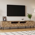 thumbnail image 2 of Mid Century TV Stand with 2 Drawers, 78.7'' Media Console for TVs up to 85'' | Spacious storage with drawers and cabinets, cable management design, fits living rooms and home theaters, 2 of 23