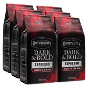 (6 Pack) Community® Coffee Dark and Bold Espresso Roast 11 oz Whole Bean Coffee