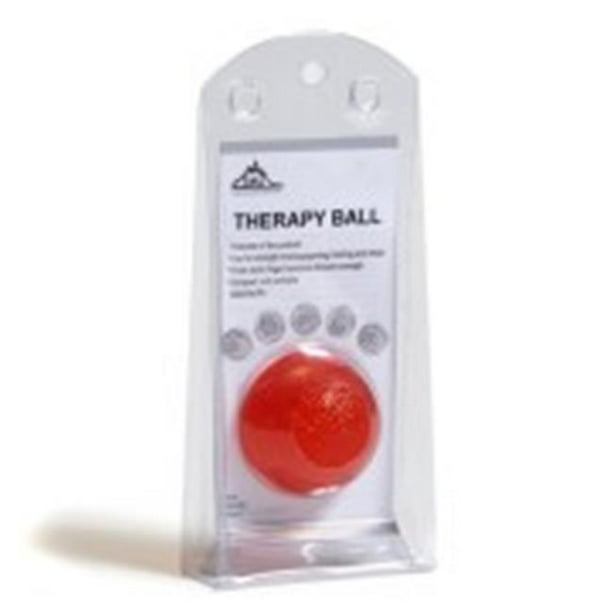 Black Mountain Products Hand Therpay Ball Red Ballon d'Exercice de Thérapie de la Main&44; Rouge