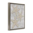 thumbnail image 3 of Stupell Industries Grey Starfish Drawing Brown Framed Floater Canvas Wall Art design by Patti Bishop, 31 x 25, 3 of 9