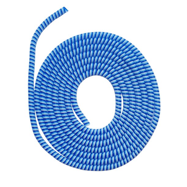 Espiral Tricolor Protector de Cable USB de 1.4 mts Largo azul cielo Gadget Collection Mx GC-EPC01