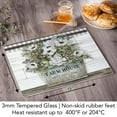 thumbnail image 5 of CounterArt "Vintage Farmhouse" 3mm Heat Tolerant Glass Cutting Board 15" by 12", 5 of 8