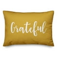thumbnail image 2 of Creative Products Grateful in Mustard 14 x 20 Spun Poly Pillow, 2 of 3