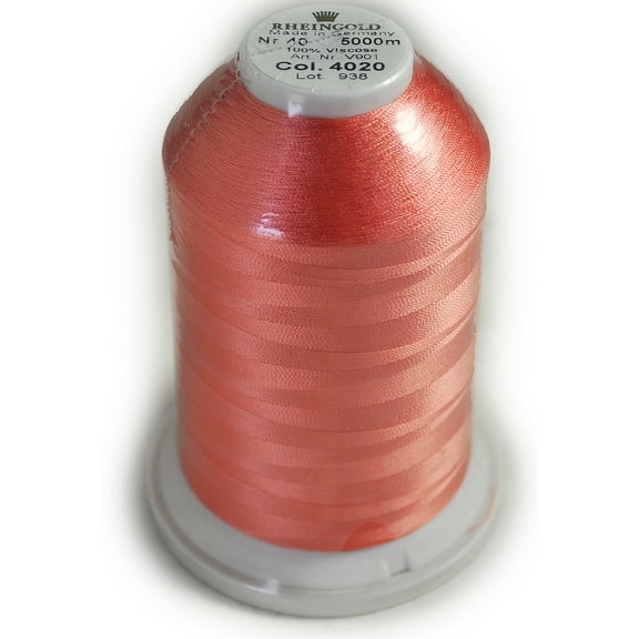 Maderia Thread Rayon Dark 4020 Peach 901404020
