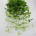 thumbnail image 4 of pitrice Artificial Hanging Plant Plastic Leaf Garland Home Wall Mounted artificial Plant Vine Simulation Rattan, 4 of 8