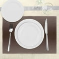 thumbnail image 3 of Ambesonne Ombre Place Mats Set of 4, Muddy Nature Themed Art, Standard Size, Brown, 3 of 6