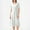 White, variant on Womens Dresses Oversized Solid Color Square Neckline Mid-Length Dress Quick Dry Slim Fit Short Sleeve Holiday Party Dresses