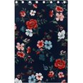 thumbnail image 4 of Coolnut Floral Pattern Blackout Curtain for Bedroom, 2 Panels Thermal Insulated Blackout Drapes Long Darkening Curtains with Grommets for Living Room 55 x 84 Inch, 4 of 5