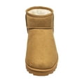 thumbnail image 2 of C&C California Women's Short Cozy Slipper Boots - Winter House Shoes for Women in Cognac Size 8, 2 of 6