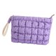 thumbnail image 4 of Bolsa de almacenamiento de maquillaje de viaje, bolsa de cosméticos, moderna bolsa con cierre de cremallera, organizador de maquillaje Púrpura, 4 of 9