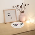 thumbnail image 2 of 5 Pcs Plateau à Bijoux Transparent Rond Porte-Anneaux en Verre Plat à Bijoux Assiettes à Bougie, 2 of 9