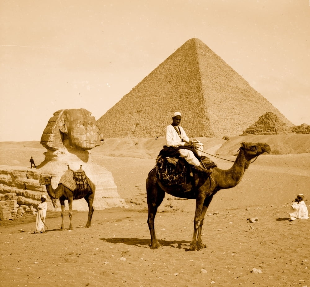Great Sphinx//Pyramid 24x36 inch rolled wall Poster