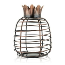 True Juicy Pineapple Stainless Steel Cork Holder, Holds 50 Corks, Set of 1